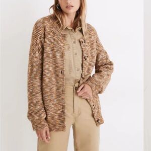 Madewell Space-Dyed Winstead Cardigan Sweater